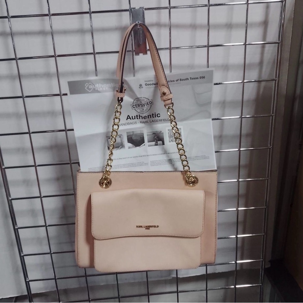 Karl Lagerfeld Blush Pink Shoulder Bag